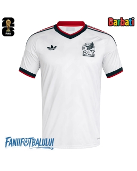 Mexic Tricou Fotbal Replică Mondial 2026 Barbati Deplasare